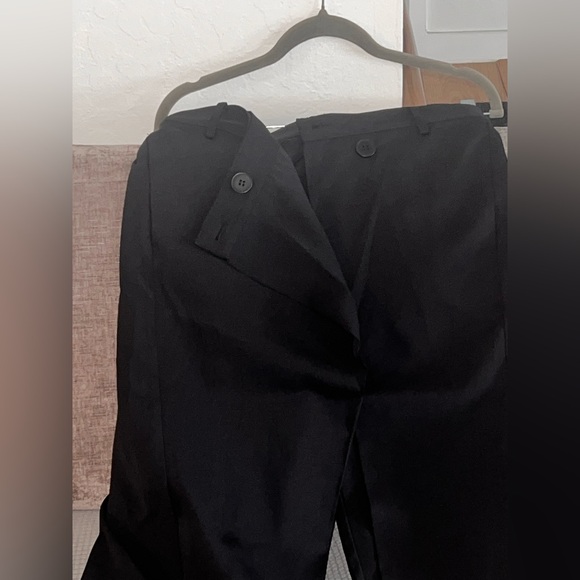 Commense Black Wide Leg Cape Pants - Picture 5 of 9